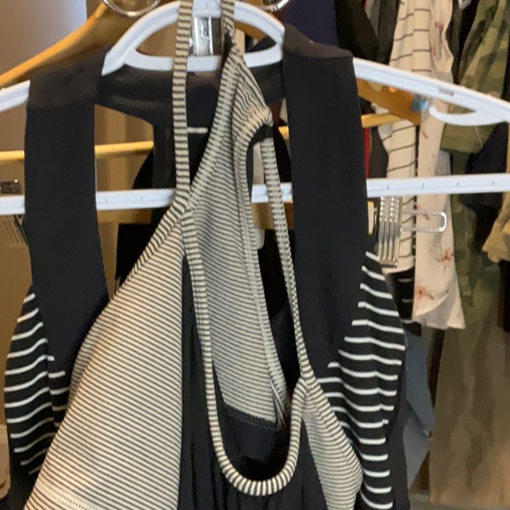 2 Bulk Stripe Lulu Tanks